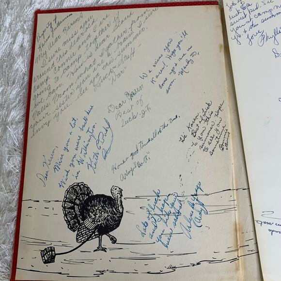 Worthington Mn Trojans 1952 Year Book Red Fabric BW Photos Signed - Picture 5 of 5